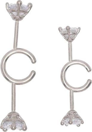 Panconesi Diamanti Spina Oorklemmen - Dames - Oorbellen - Grijs - ONE Size - Accessoires
