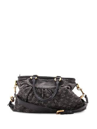 Louis Vuitton Neo Cabby Handbag Denim GM satchel - Black