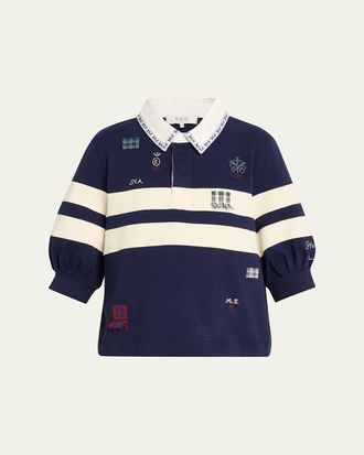 Sea New York Claira Embroidered Rugby Shirt