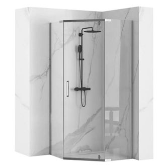 Rea Mampara De Ducha Rea Axin Chrom 90x90