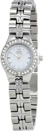 Invicta Wildflower Silver Dial Stainless Steel Ladies Watch 0126