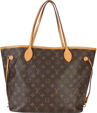 Louis Vuitton Brown Monogram Canvas Neverfull Mm (Authentic Pre-Loved)