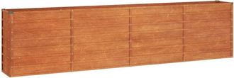 vidaXL Garden Raised Bed Rusty 320x40x77 cm Corten Steel vidaXL