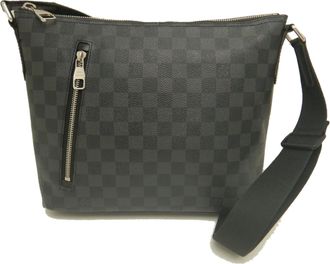 Louis Vuitton Damier Graphite Noir Damier Graphite Shoulder Bag (Pre-Owned)