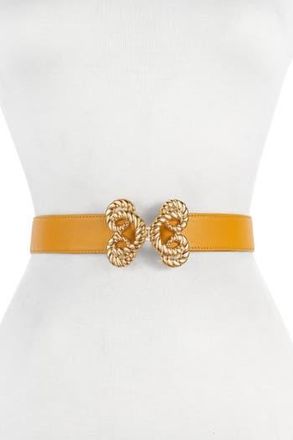 Raina Allen Knot Buckle Belt in Yellow at Nordstrom Rack