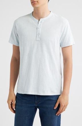 Rag & Bone Classic Short Sleeve Henley in Arctic at Nordstrom Rack, Size Small