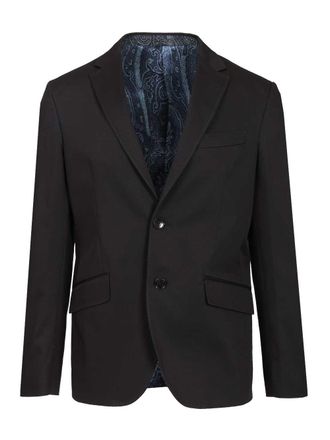 Etro Single Breasted Blazer Giacche Blu-Uomo