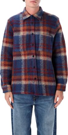 Portuguese Flannel Plaid Button-Up Shirt Jacket