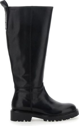 Vagabond Kenova Tall Boot - Dames - Hoge Laarzen - Zwart - 36 EU - Leer - Schoenen