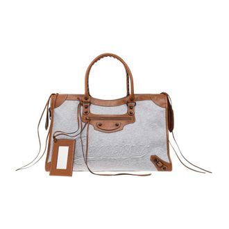 Balenciaga Le City Large Holdall - Heren - Tassen - Bruin - Maat: ONE Size Katoen