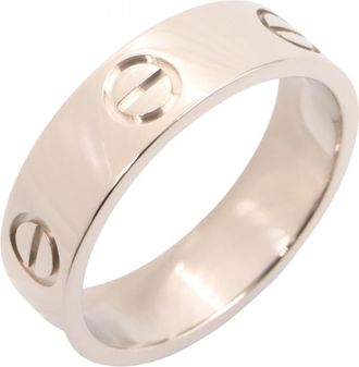 Cartier Silver White Gold (18K) Band Ring (Pre-Owned)