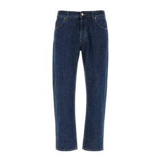 Pantaloni Torino Uomo, Jeans, Blu, W35, new