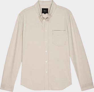 Rails Mens Vincent Pique Knit Button-Down Shirt