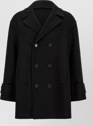 Ami virgin wool double-breasted coat