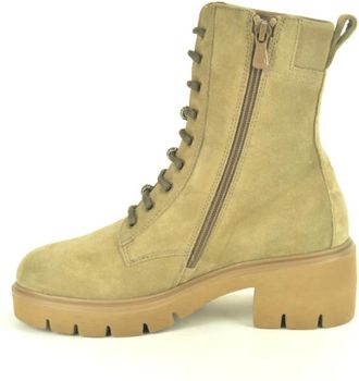 Nero Giardini Taupe Daim Botje +N. DZ - Dames - Veterlaarzen - Grijs - 40 EU - Schoenen