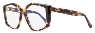 Max Mara Womens Butterfly Blue Block Eyeglasses MM5162-B 055 Colored Havana 53mm