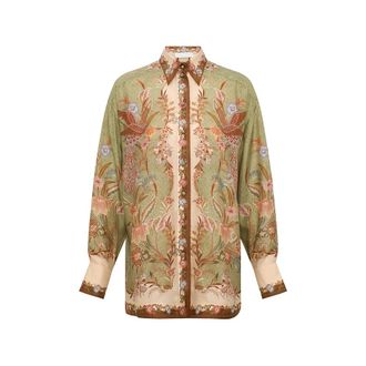 Zimmermann Indra Floral-print Shirt