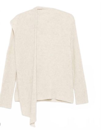 Christian Wijnants Womens Kayal Sweater In Oatmeal