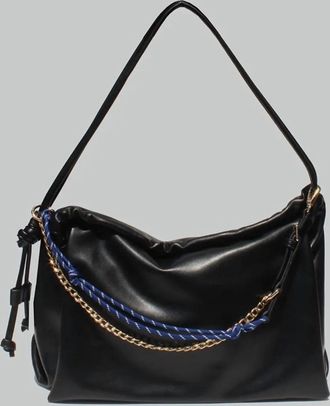 Street Level Womens Luna Soft Shoulder Bag In Black