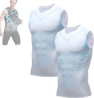 Generic Nuvraa V2 Compression Vest, V Boost Shape Wear Shirt Men, Feel The Power of Confidence, Energy & Strength (A,3XL)