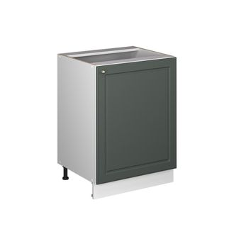 Vicco Mueble Bajo De Cocina Fame-line, Verde Dorado Casa De Campo/blanco, 60 Cm 1 Puerta Sin Encimera, Vicco