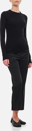 Loulou Studio Dorkas Slim Wool Pants