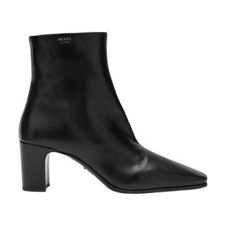 Prada Tronchetti - Dames - Schoenen - Zwart - Maat: 40 EU Leer