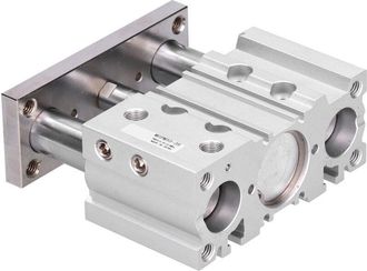 OEM Cilindro Neum&aacute;tico Con 3 Varillas Gu&iacute;a Para Material De Aleaci&oacute;n De Aluminio, Tipo Smc Mgpm32x25