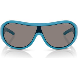 Miu Miu Runway Irregular Sunglasses in Blue /Dark Grey at Nordstrom