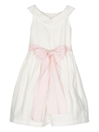 Il Gufo Linen-Blend Dress - Multicolor