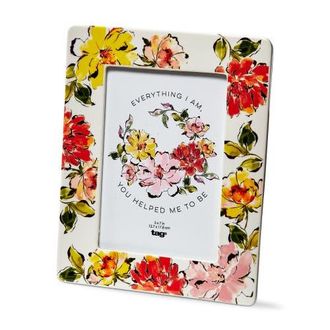 Tag In Bloom Photo Frame 5X7 Multi Earthenware Spring in White at Nordstrom, Size 5Ft 0In X 7Ft 0In
