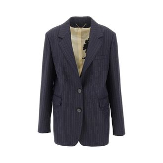 Golden Goose Maia oversized pinstriped jacket Woman 42