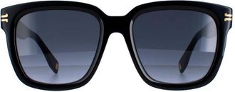 Marc Jacobs Square Womens Black and Gold Grey Gradient 1035/S - One Size