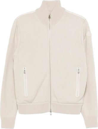 Moncler Tricot vest met ritszakken - Beige