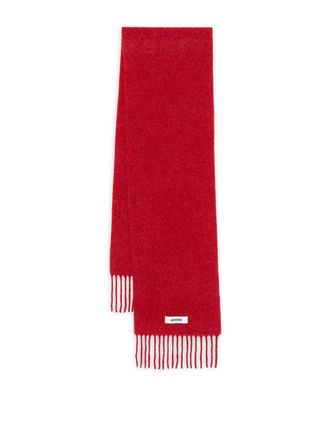 Jacquemus Wool Scarf With Fringes