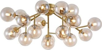 Maytoni Maytoni - Dallas Semi Flush Ceiling Lamp Gold, 20 Light, G9