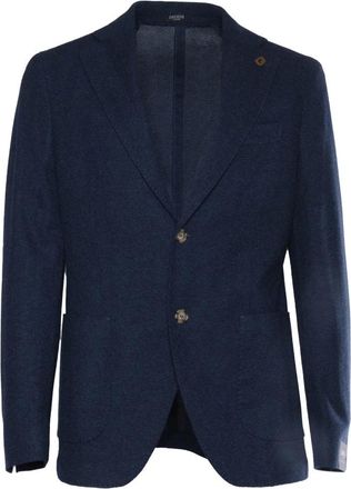 Breras Milano Giacca - Heren - Blazers - Blauw - XL - Leer - Jassen