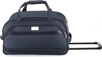 Isaac Mizrahi New York Movi 20 Inch Carry-On Softside Rolling Duffel Travel Bag with Telescopic Handle