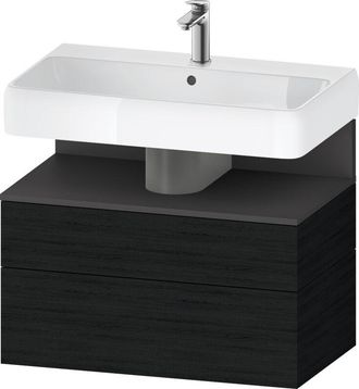 Duravit Duravit - Qatego Mueble Bajo Lavabo, 1 Extra&iacute;ble Y 1 Caj&oacute;n