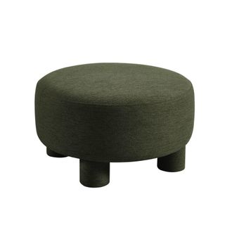 Sweeek Puff de tela para sof&aacute; zenio, verde kaki