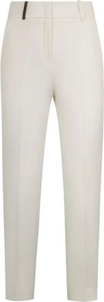 PESERICO Dames, Broeken, Wit, Maat: 3XL Katoen
