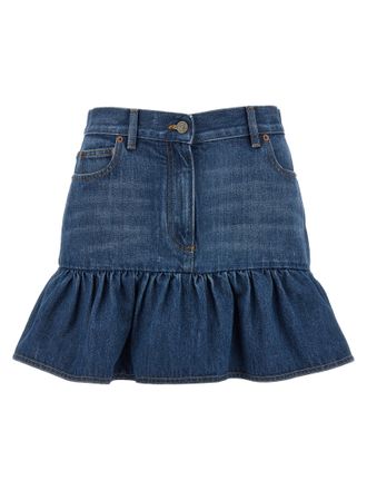 Valentino Garavani Denim Skirt