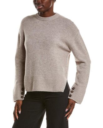 Naadam Premium Wool & Cashmere-Blend Utility Sweater