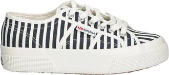 Superga 2740 Strepenprint - Dames - Sneakers - Blauw - 38 EU - Schoenen