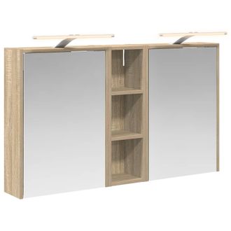vidaXL Juego De Muebles De Ba&ntilde;o 3 Pcs 106 X 16 X 62,5 Cm Vidaxl