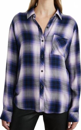 Rails Hunter Shirt In Orchid Navy