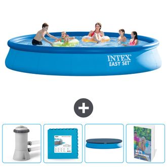 Intex Piscina Easy Set Redonda - 457x84 Cm - 7-piezas Scb108