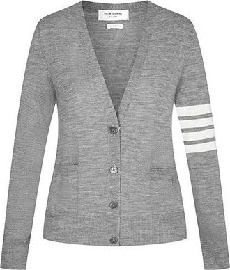 Thom Browne (WMNS) THOM BROWNE Cardigan Gray FKC334A-Y1014-055