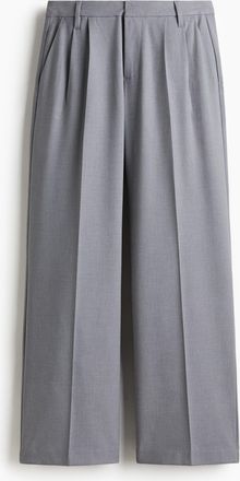 H&M Elegante Hose mit weitem Bein - Grau