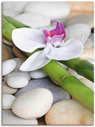 Artland Wandbild »Zen Orchidee« Zen 1 Stk. tlg. als Alubild, Outdoorbild, Leinwandbild, Wandaufkleber, versch. Grössen